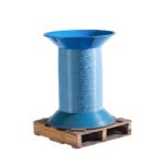 Customizable Light Blue Nylon Coated Wire with Diameter Ranging from 0.7mm to 1.2mm